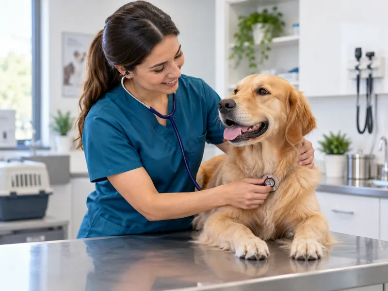 Consulta preventiva a un perro en NOVA Vet